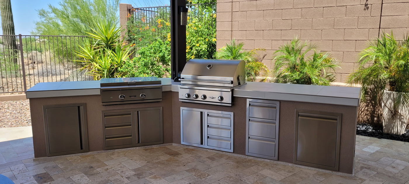 Uniframe Systems Outdoor Kitchen Frame Kits - Backyard Kitchen Frames