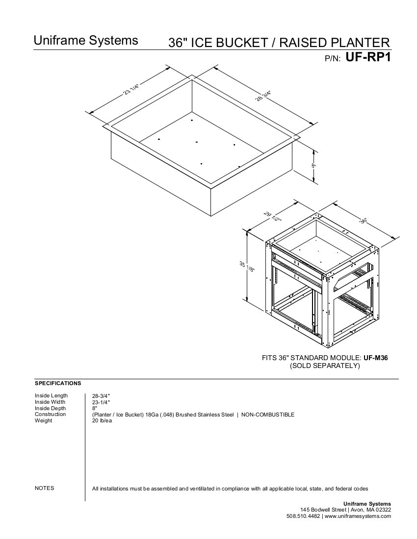Ice Bucket – Uniframe Systems